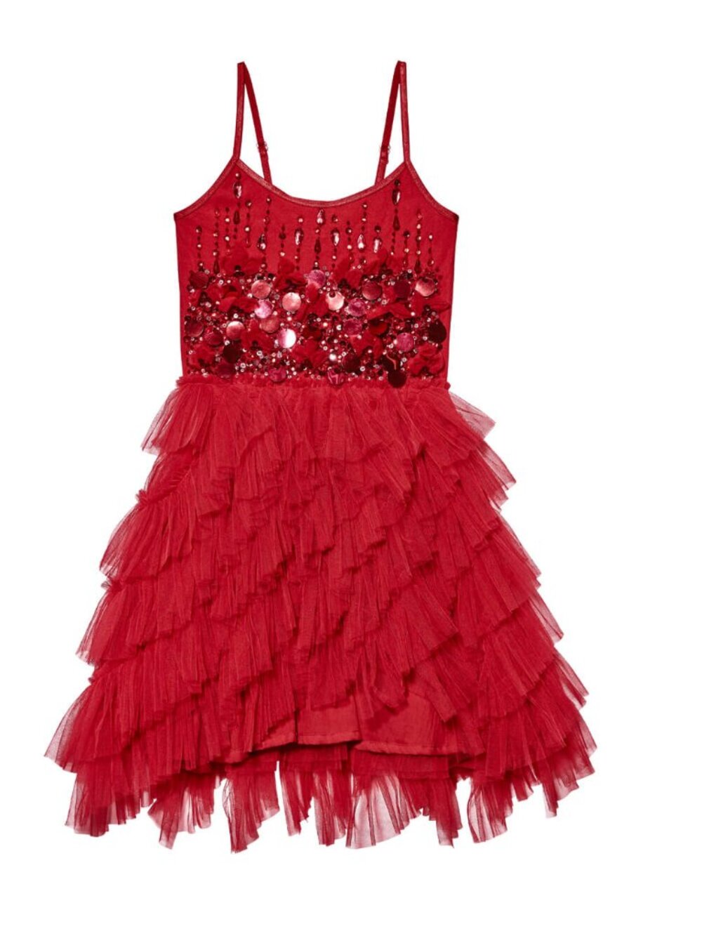 Tutu du Monde Blooming Rose Red Tutu Dress 2/3
